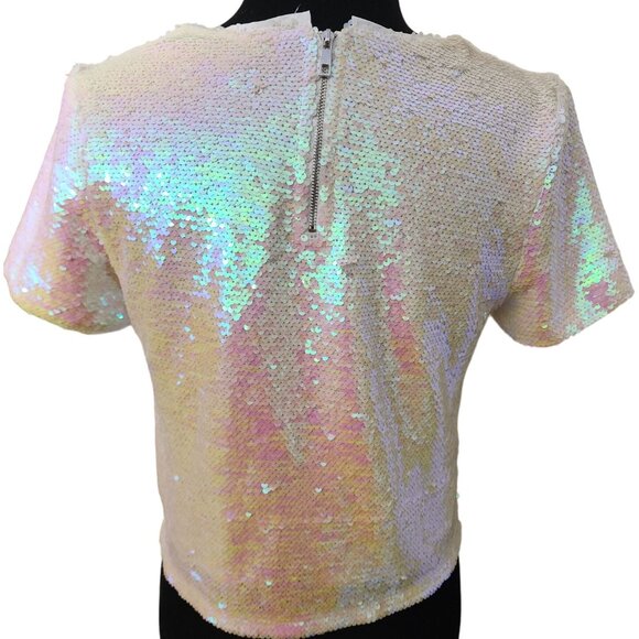 Luxury Evening Cocktail Party Beaded Sequins Runway Couture Top Blouse Jacket NW - Picture 2 of 16